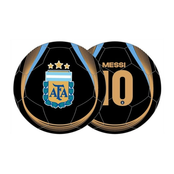 Argentina - World Cup 2026 Lionel Messi Black & Gold Soccer Ball (Size 5)