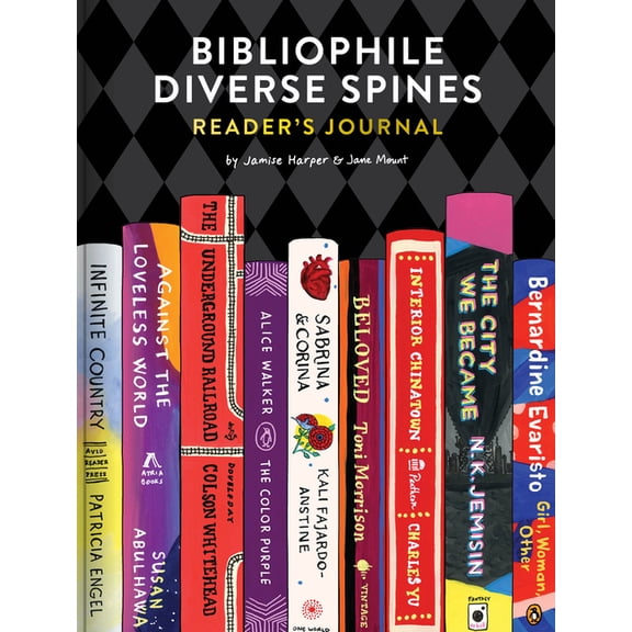 Bibliophile Diverse Spines Reader's Journal, (Hardcover)
