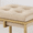 Beige, variant on Weston Home Oddie Gold Finish Velvet Button Tufted Counter Stools, Beige (Set of 2)