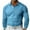 Light Blue, variant on Qingpeng Mens Knit Lapel Shirts Casual Button Down Lapel Shirts Long Sleeve Classic Lightweight Pullover Sweater