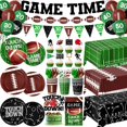 thumbnail image 1 of Decoraciones para fiesta de fútbol CMUSKO, kit de 189 piezas para 24 invitados, 1 of 7