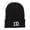Black, variant on ID Idaho State Embroidered Long Beanie - Navy OSFM