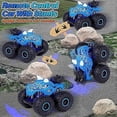 thumbnail image 2 of RC Car Dinosaur Monster Truck, 360 Rotating RC Monster Truck with Lights/Sounds/Spray, 2.4GHz 1:16 All Terrain RC Car Toy for Kids Boys Girls, 2 of 5