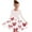 White-4, variant on FamilyThread Girls Dress Fashion Long Sleeve Heart Print Toddler Little Big Girl Unicorn Mermaid Casual A Line Dresses For 4-14Y