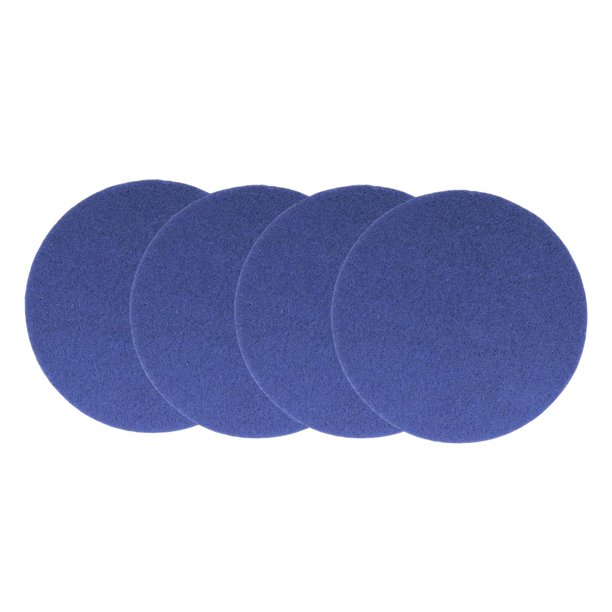 Billuyoard 4 almohadillas para fregar suelos de 6,5 pulgadas para limpieza de suelos fregonas azul Suministros de limpieza para el hogar Azul