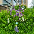 thumbnail image 3 of Washranp Suncatcher Window Hanging,Sparkling Reflective Honeycomb Light with Faux Crystal Prisms Hive for Home Indoor Outdoor Catcher Garden Ornament, 3 of 4