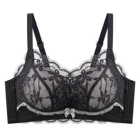 yillto Women Lace Bra Full Coverge Push up Support No Underwire Everyday Ladies Bralettes Bras