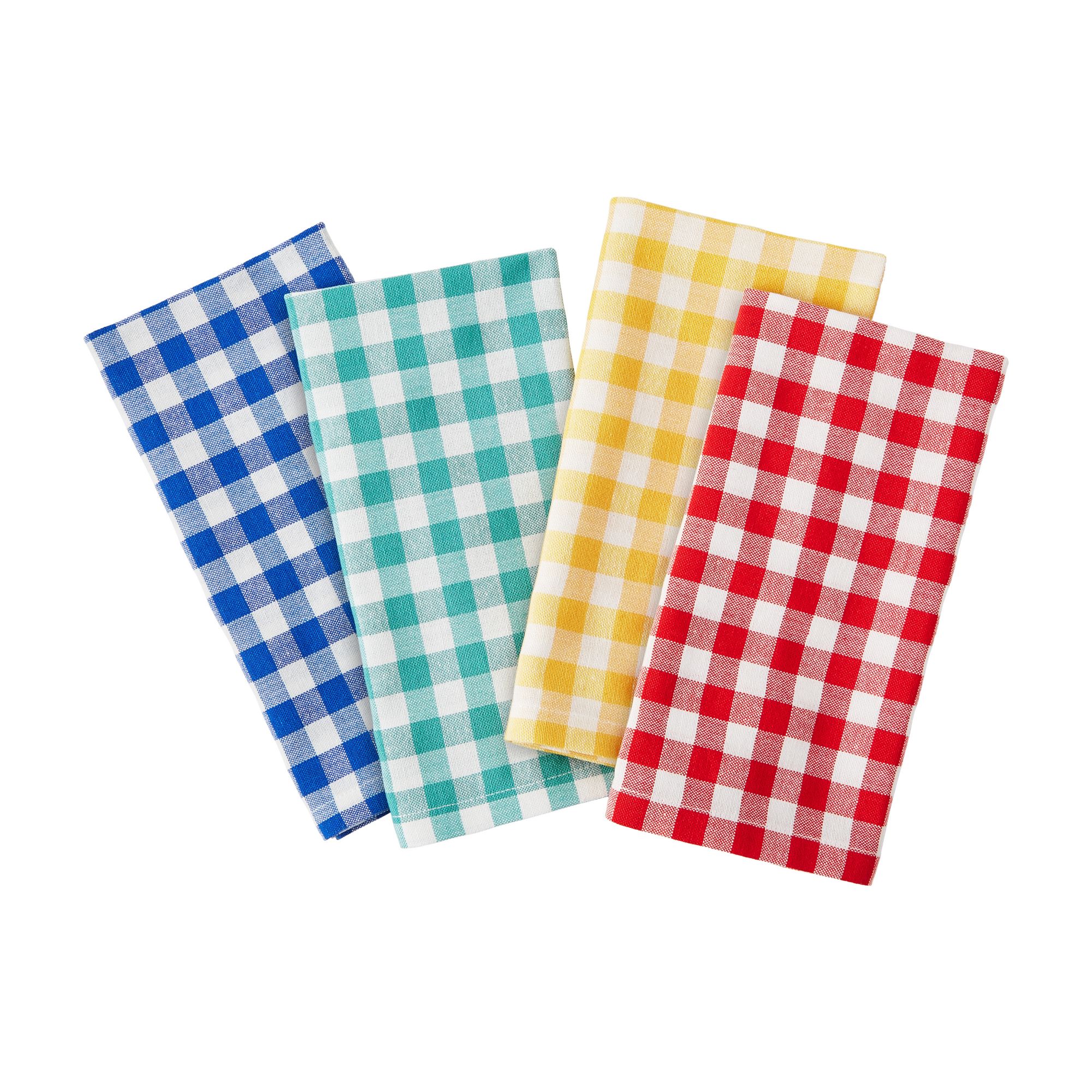 The Pioneer Woman Chunky Stripe Placemat, Table Runner, Napkin, and Napkin Ring Set, 13 Piece, Multi-color