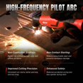 thumbnail image 3 of Cortadora de Plasma ANDELI 50A Pilot Arc 110/220V Pantalla LED, 3 of 9