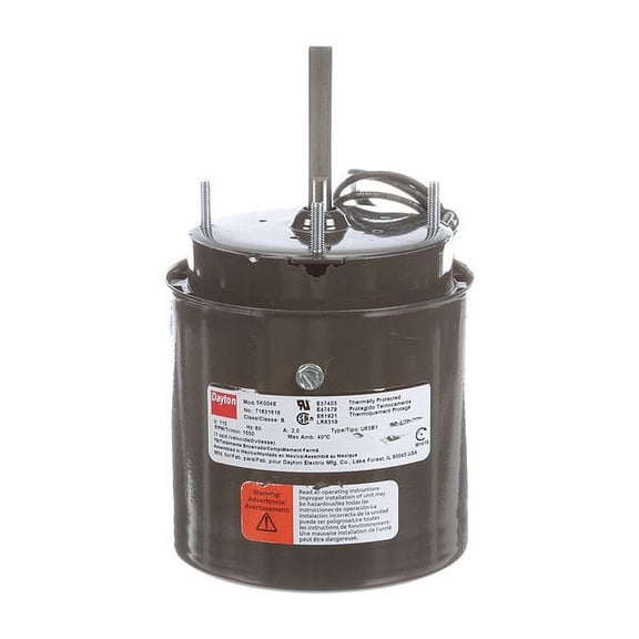 Dayton HVAC Motor,1/20 HP,1550 rpm,115V,3.3 71631616M