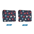 thumbnail image 7 of FORMRS 13-13.3 inch Laptop Sleeve Case Soft Carrying Quilted Computer Bag Cover, Red White Stars, 7 of 7