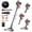 Red-35Kpa, variant on BSNAW Cordless Vacuum Cleaner,8-in-1 Lightweight 35KPa Powerful Suction Stick Vacuum,45Mins Runtime for Carpet, Hard Floor, Pet Hair