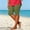 Army Green, variant on Women's Plus Size Solid Color Bermuda Shorts Stretchy Slim Fit Casual Knee Length Shorts for Sport Light Blue XL(XL)
