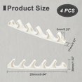 thumbnail image 4 of 4 Pcs Adjustment Brackets for Chaise 5 Position Back Support Adjuster for Outdoor Patio Lounge Plastic Hook Hangers Vertical Hook Rack for Recliner Pa, 4 of 5