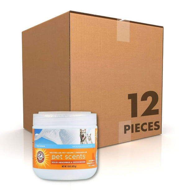 Desodorizador Room Arm & Hammer para mascotas Fresh Breeze, 450 ml, paquete de 12