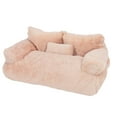 thumbnail image 1 of Linda Cama Para Mascotas, Cama Para Perros Tibia De Invierno, Cómodas Alfombrillas De Gato De Felpa Con Versatilidad De Fondo De Fondo Extraíble Para Dormir En Interiores, 1 of 7
