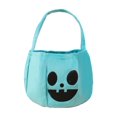 thumbnail image 2 of Halloween Pumpkin Candy Treat Bags for Party Supplies - Soft Cloth Candy Bucket Holders for Kids Toddlers Trick or Treating - Handheld Halloween Pumpkin Bags for Trunk or Treat Party Favors, 2 of 7