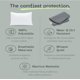 thumbnail image 5 of Almohada original para niños pequeños y protector de almohada impermeable de tecnología ultra avanzada, mini almohada transpirable para niños, soporte ajustable con espuma viscoelástica premium en, 5 of 8