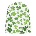 thumbnail image 4 of Jinhomg Cardigan Sweaters for Women Funny St Patrick's Day Cardigans Plus Size Comfy Long Sleeve Button Down Jackets Ladies Thin Holiday Sweater Fall Saving Green XL, 4 of 5