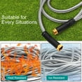 thumbnail image 5 of RUISINERY Steel Flexible Garden Hose Heavy dutys KinkFree Light weight Metal Water Hose for Yard Outdoor Use for Bathing Pet, 5 of 8