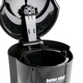 thumbnail image 4 of Better Chef 4 Cup Compact Coffee Maker in Black with Removable Filter Basket, 4 of 7