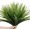 Green, variant on Artificial Grass Outdoor Greenery Stem 4 count | Artificial , Faux Grass, Java Fern, Silk Plastic , Ornamental Grass, 18In, Garden Decor, Light Green
