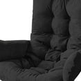 thumbnail image 4 of Silla de huevo para Patio, hamaca colgante, cojines para silla, cojines para columpio de jardín, alfombrillas para silla, columpio, cojín para asiento Negro, 4 of 5