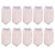 thumbnail image 1 of Toallas para el cabello de microfibra súper absorbentes, juego de 10, grosor mejorado para un secado más rápido, gorros de baño de color rosa claro, 1 of 8