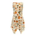 thumbnail image 5 of FUIALDOLG Fall Maple Leaf Summer Dress for Women Lady Pumpkin Hummingbirds Dress Casual Tiered Sundresses with Pockets Happy Thanksgiving Holiday Party Dresses,3XL, 5 of 7