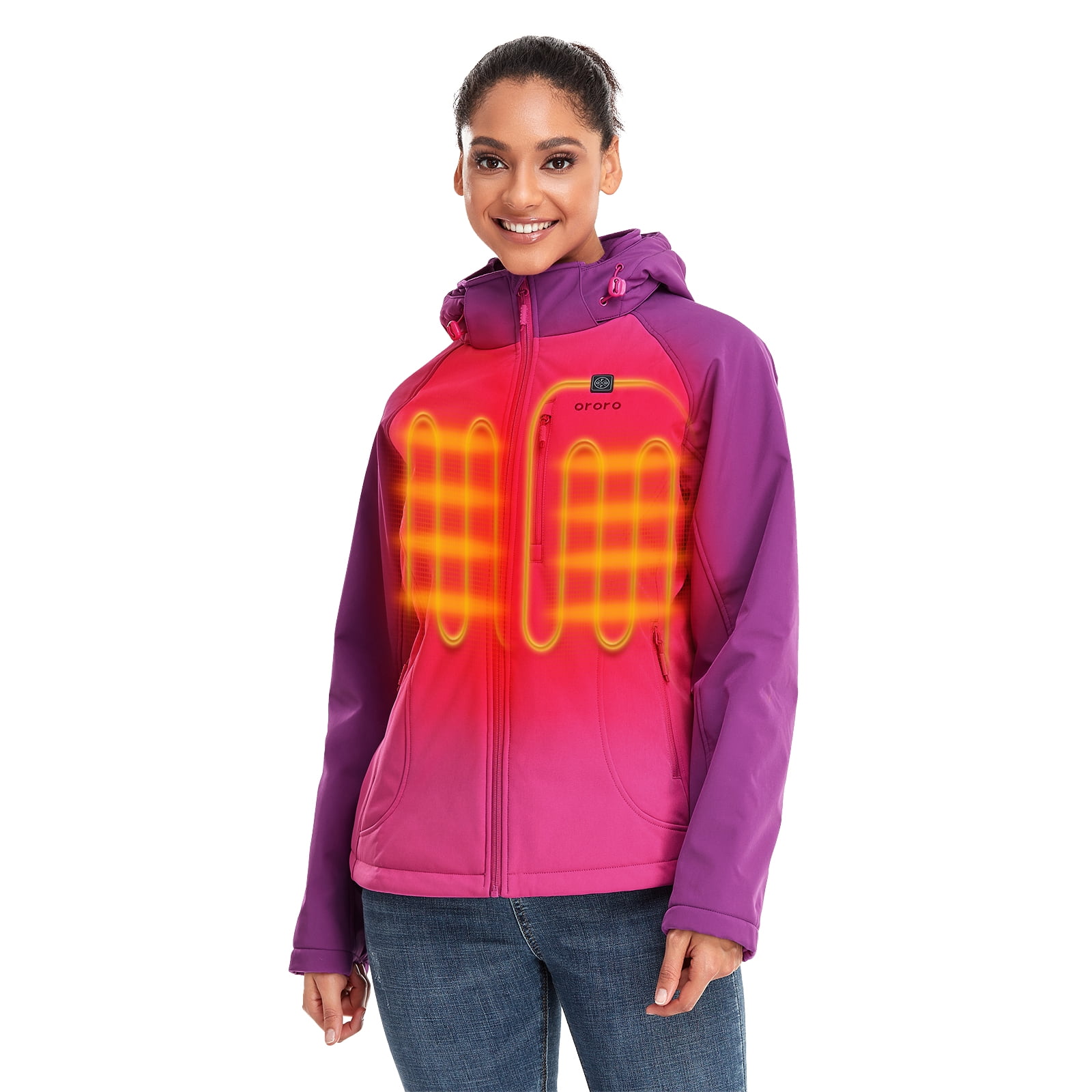Heated Jacket With Battery Pack 