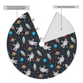 thumbnail image 2 of Lsque Space Print Christmas Tree Skirt, Tree Skirt with Ties or Velcro, Perfect for Holiday Decorations, Halloween, and New Year-36", 2 of 7
