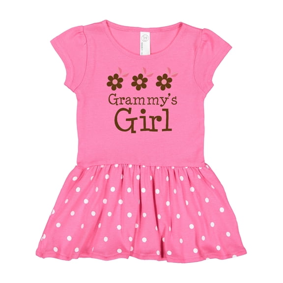 Inktastic Grammy's Girl Daisies Gift Baby Girl Dress