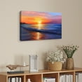 thumbnail image 4 of Beach Wall Art Ocean Wall Art Sunset Sea Wave Canvas art Framed wall art Painting For Livingroom Decor Office Bedroom Decoration, 4 of 7