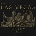 thumbnail image 2 of The Las Vegas Strip Sin City Casinos Men's Graphic T Shirt Tees Brisco Brands S, 2 of 6