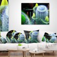 thumbnail image 3 of Designart World of Infinite Fractal Universe - Abstract Throw Pillow - 16x16, 3 of 4