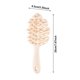 thumbnail image 2 of Cepillo de masaje del cuero cabelludo para el cuidado del cabello de silicona champú cepillo de mango largo desenredador de pelo húmedo seco Uso Hombres Casa Baño, 2 of 3