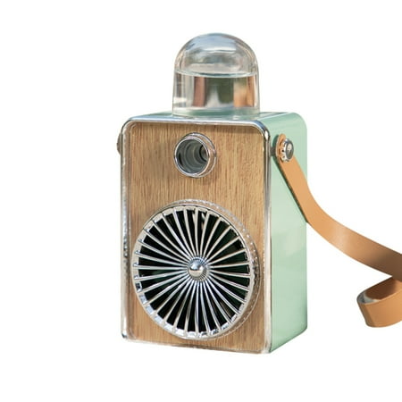 

3 in 1 Fan Cooling Hanging Neck USB Fan Air Cooler Fan Green