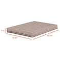 thumbnail image 2 of COVERS&ALL Mattress Protector Cover 100% Waterproof - Doubled Zippered Full Bed Mattress Protector for Patio Bench, Sofa/Cushion (5" x 30" x74", Fab Sand), 2 of 4