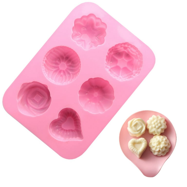 Valentine Silicone Molds Lollipop Molds Metal Small Cake Flowers Star love  Silicone Cake Mold Mini Fluted Tube Cake Pan Chocolate Molds Silicone Large  Large Letter Silicone Molds for Chocolate 