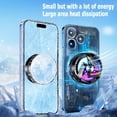thumbnail image 4 of GT28 Magnetic Phone Game Cooler Portable Phone Semiconductor Radiator Fast Cooling Phone Cooler Mobile Gaming Video Streaming Phone Fan, 4 of 8