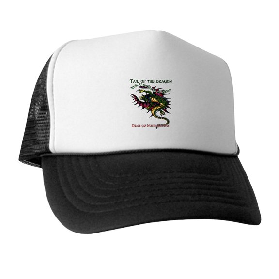 CafePress - Tail Of The Dragon - Adjustable Unisex Printed Trucker Hat with Mesh Back
