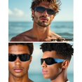 thumbnail image 2 of Pulidora de Gafas grinderPUNCH Super Oscuras Polarizadas Estilo Biker Negro, 2 of 4