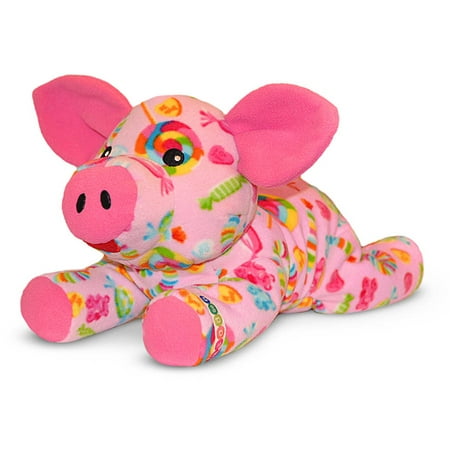 Melissa & Doug Becky Pig - Patterned Pal Stuffed Animal