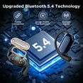 thumbnail image 2 of ETEPEHI Wireless Earbuds, Bluetooth 5.4 Open Ear Earbuds with Full-Color LCD Touchscreen Charging Case, 48H Playtime, Bluetooth Headphones for Running Workout Sports, 2 of 8