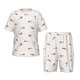 thumbnail image 1 of Fotbe Dachshund Dog Puppy Pijama Estampada de 2 Piezas para Niños – Ropa de Dormir de Manga Corta Cómoda para Niños y Niñas, Camiseta y Shorts de Algodón-XX-Large, 1 of 6