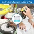 thumbnail image 3 of Oyajia 2 in 1 Soap Dispenser for Kitchen, Sponge Holder Sink Dish Washing Soap Dispenser 13 Ounces, Clear, 3 of 8