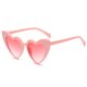 thumbnail image 1 of Gafas de sol grandes de la moda de la calle de las gafas de sol del marco del corazón del melocotón, hechas de PC, 1 of 5