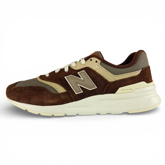 New Balance 997H Rich Oak Mushroom Brown Men's Shoes Sneakers CM997HOM, Men's U.S. Shoe Size 9