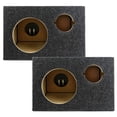 thumbnail image 4 of Pricedrightsales 6.5" Midrange and Tweeter Car Speaker Box Universal Enclosures Sealed 2 Pack, 4 of 4