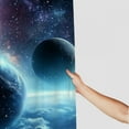 BCIIG Stars Space Bathroom Shower Curtain Set with Hooks